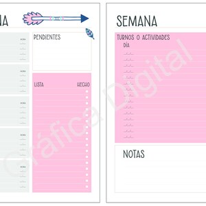 Daily/Weekly Planner, To-Do List Editable Weekly Agenda, Academic and Home Planner.
