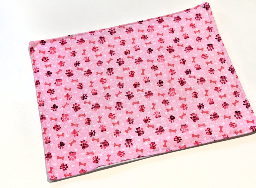 Waterproof Dog Feeding Mat, Small Crate 11.5 X 15.5 Pad, Gift Puppy Food Mat, Puppy Pad, Feeding