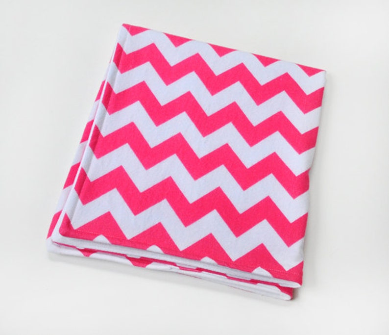 Waterproof Changing Pad Baby Gift Travel Changing Mat Infant Blanket Pink Chevron