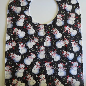 Winter Adult Bib Woman Elderly Gifts For Women Bibs For Disabled, Special Needs Bibs, Grandma Gift, Adult Holiday Bibs