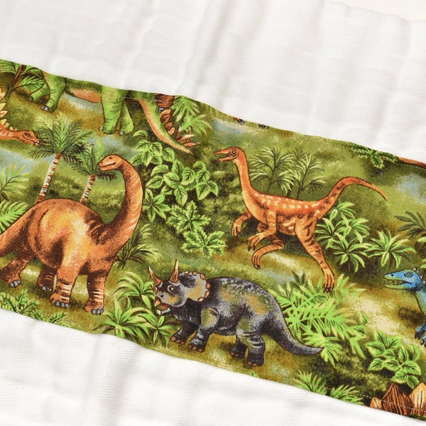 Baby Items Burp Cloths Baby Gift Baby Boy Burp Cloth Diaper Baby Accessories, Dinosaur Burping Pad, Burpcloths, Made from Dinosaur Fabric