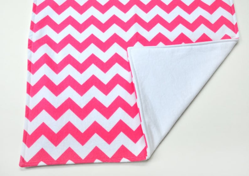 Waterproof Changing Pad Baby Gift Travel Changing Mat Infant Blanket Pink Chevron