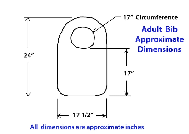 Mens Adult Bib for Elderly Gift Special Needs Bib Grandma Gift Etsy