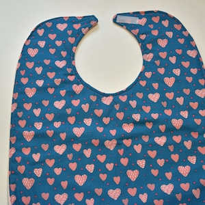 Adult Bib for Women Bibs Women Gifts Grandma Gift, Women Gifts Women, Hearts Bib, Makeup Bib, Adult Bibs Trend