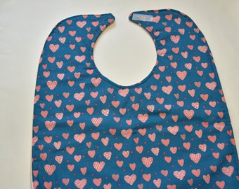 Adult Bib for Women Bibs Women Gifts Grandma Gift, Women Gifts Women, Hearts Bib, Makeup Bib, Adult Bibs Trend