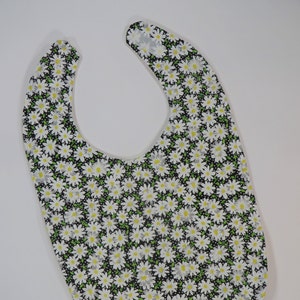Special Needs Bibs SMALLl Youth Bib Girls Flower Bibs For Special Needs Gifts Teen Bib Handicap Disabled, Made From Flower Fabric