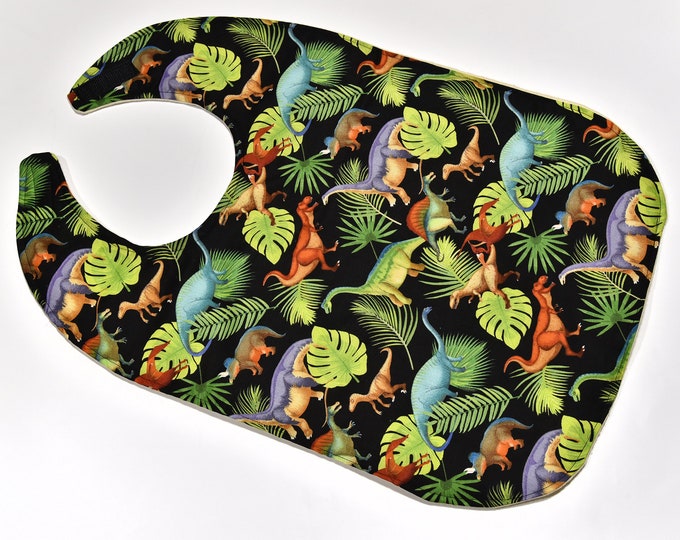 Youth Bibs for Handicap Bibs Special Needs Bib Dinosaurs Teen Bibs for