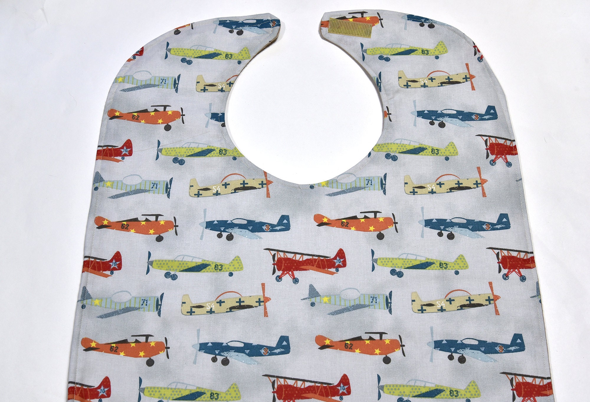 Mens Adult Bib for Elderly Planes Bib Adult Feeding Bib Etsy Australia