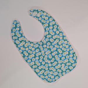 Special Needs Bibs Small Youth Bib Girls Flower Bibs For Special Needs Gifts Teen Bib Handicap Disabled, Made From Flower Fabric