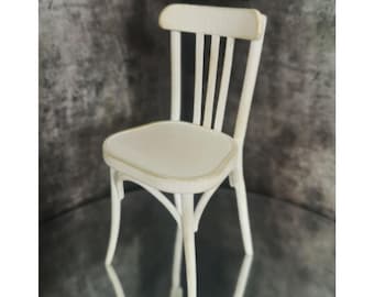 Miniature chair in 1:12 scale, miniatures furniture and accessories, dollhouse decoration