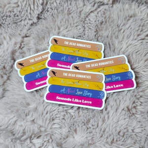Ashley Poston Book Stack Stickers | Ashley Poston Stickers | Bookish Sticker | Bookish Gifts | Kindle Decal | Laptop Decal | Waterproof