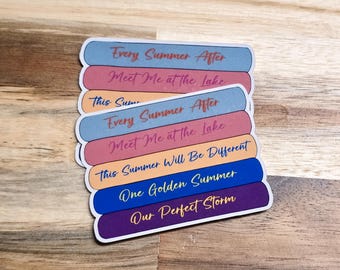 Carley Fortune Book Stack Sticker | Bookish Gifts | Kindle Decal | Laptop Decal | Book Lover Gifts | Carley Fortune Books | Romance Books