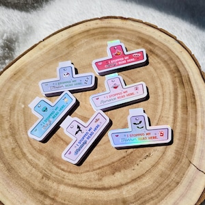 Genre Magnetic Bookmark | Clamp Magnetic Bookmark | Page Marker | Bookish Gift | Book Lover | Book Lovers Gift | Cute Bookmark | Bookish