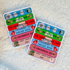 Dream Harbor Series Book Stack Sticker | Laurie Gilmore Sticker | Bookish Sticker | Book Lover Gifts | Kindle Decal | Laptop Decal