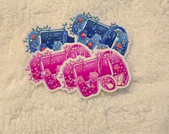 Video Game Sticker | Gamer Stickers | Switch Console Sticker | Mushroom Console Sticker | Cool Gamer Sticker | Cozy Gaming Sticker