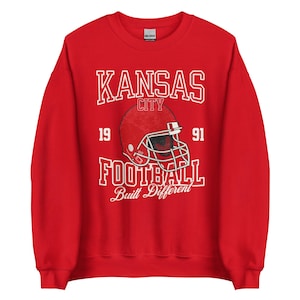 Kansas City voetbalsweater: retro Gameday-trui - Built Different