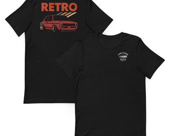 MK1 T-Shirt – Classic 80s Euro Hatchback Tee, Retro Car Enthusiast Gift, Vintage Compact Style Shirt for Car Lovers