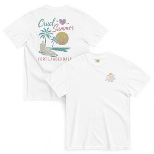 Cruel Summer Oversized Tee - Fort Lauderdale Edition  - Summer Style - Comfort Colors - Fort Lauderdale Shirt, Summer Time Shirt, Suns Out