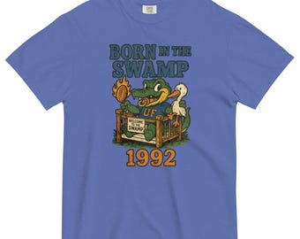 Florida College Football Tee: Born in the Swamp -  Comfort Color Tshirt