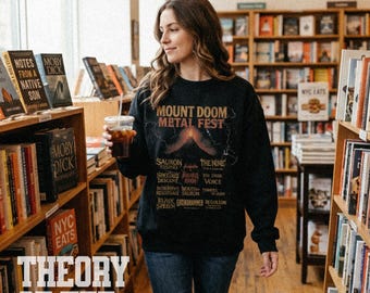 Mount Doom Sweater, Christmas Gift, LOTR-Inspired, Gifts For Fantasy Fans, Fall