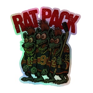 Adesivo olografico Rat Pack Hockey - Florida Panthers ispirato al caos del 2024 - Florida Hockey