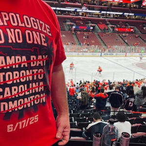 Florida Hockey Champ Shirt | We Apologize to No One (Front Design) | Fort Lauderdale Hockey | Heated rivalry shirt