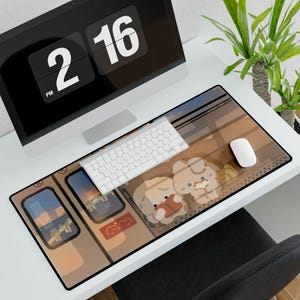 Kawaii Anime Mouse Pad for Gamers - Desk Mats, Desk Pad, Gaming Mouse Pad, Cute Desk Accessories, Computer Desk Mat