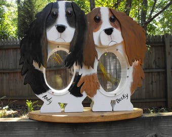 Cavalier King Charles Spaniel Personalized Trick Coin Bank (all coins go to one side)