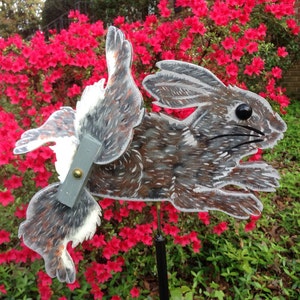 Cottontail Rabbit Whirligig