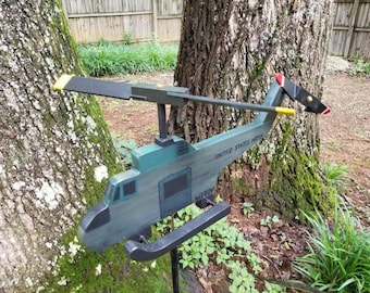 Vietnam Huey Helicopter Whirligig