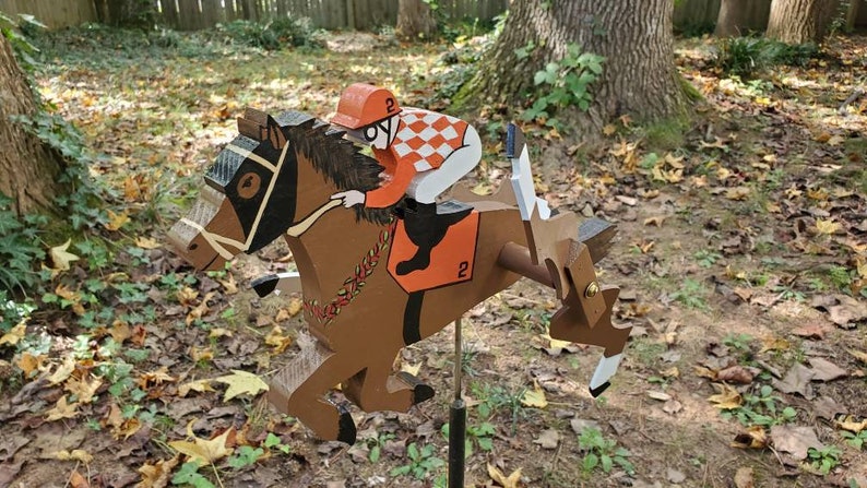 Horse and Jockey Whirligig image 6