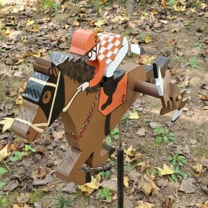 Horse and Jockey Whirligig image 4