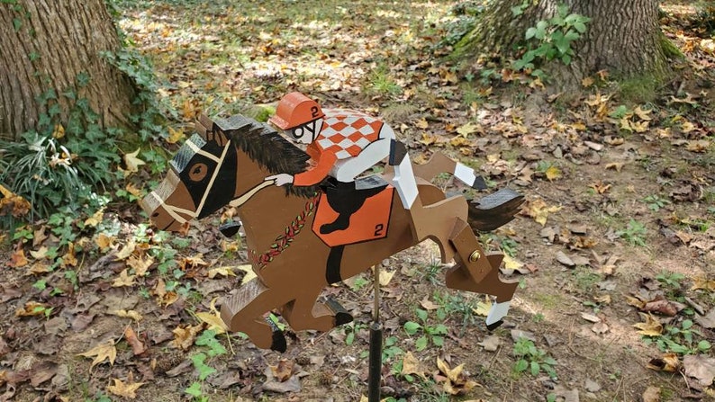 Horse and Jockey Whirligig image 3