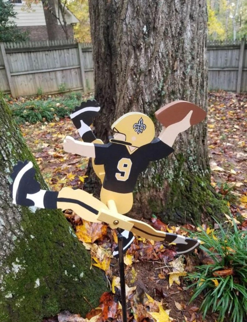 Football Player Whirligig your choice of team image 5