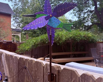 14.5 Inch Metal Whirligig SIDE Mount