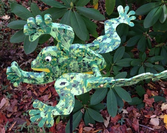 Frog Whirligig