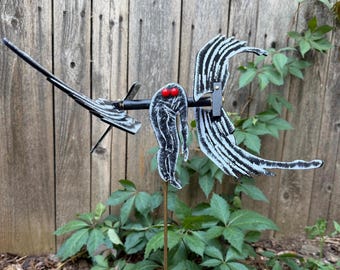 Mothman Whirligig, Cryptid Garden Art