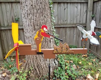 Duck Hunter Whirligig