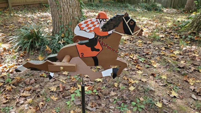 Horse and Jockey Whirligig image 2