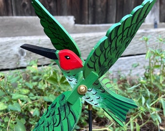 Hummingbird Whirligig (Body 7”L x 6” W/Wingspan 11”L)