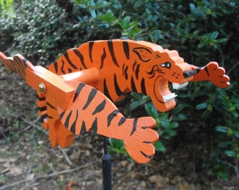 Clemson Tiger Whirligig