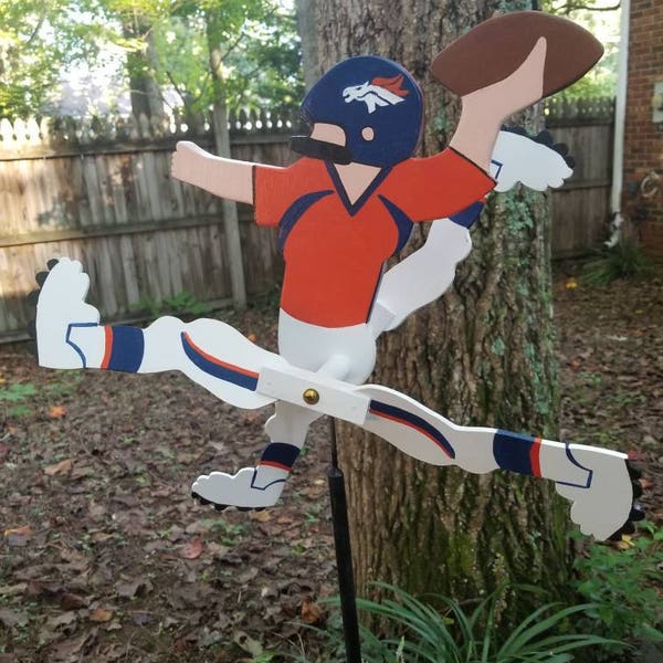 Football Player Whirligig (your choice of team)