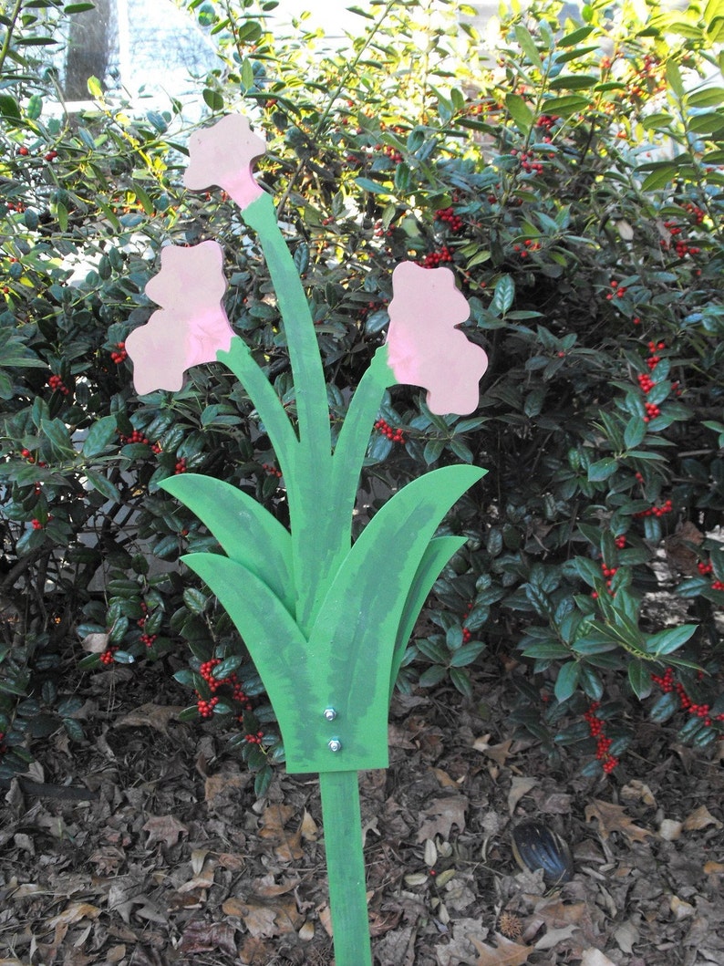 Wooden Garden Flowers Etsy