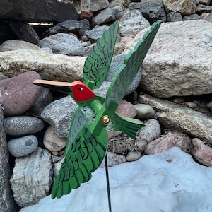 Hummingbird Whirligig (Body 7”L /Wingspan 10”L)