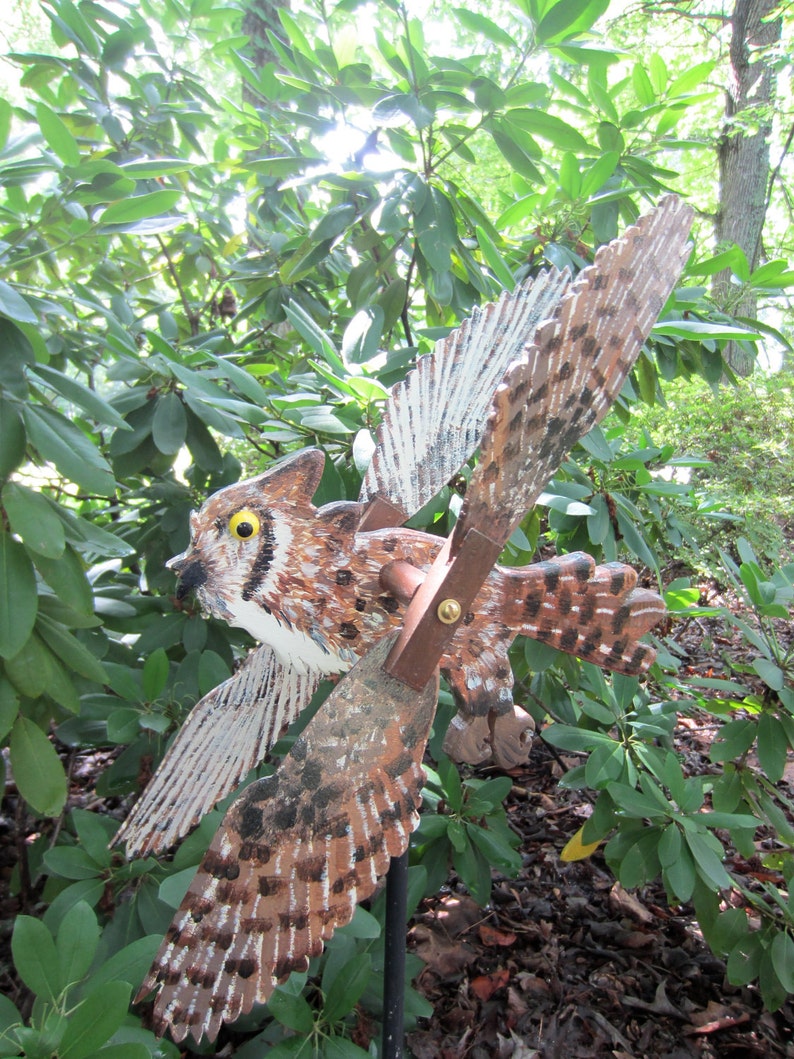 Owl whirligig image 1