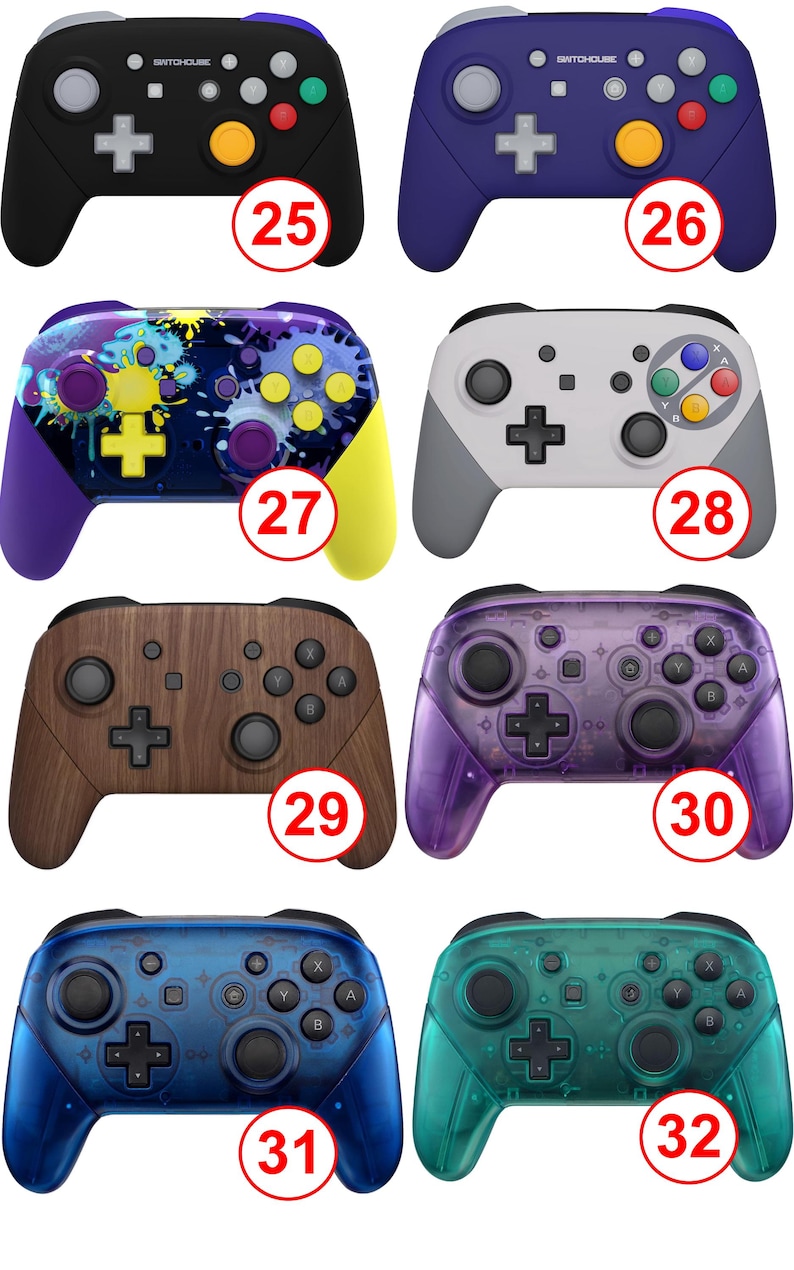 Unique Pro Controllers Custom Switch Pro Controller - Etsy