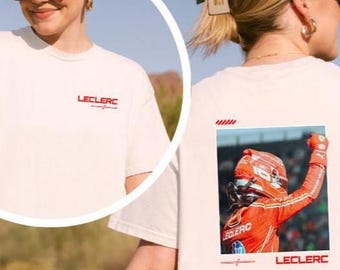 Charles Leclerc Ferrari Formula 1 Race Win Graphic Tee, F1 Unisex T-Shirt, F1 Racing Apparel, Charles Leclerc Fan T-Shirt, Ferrari Fan Gift