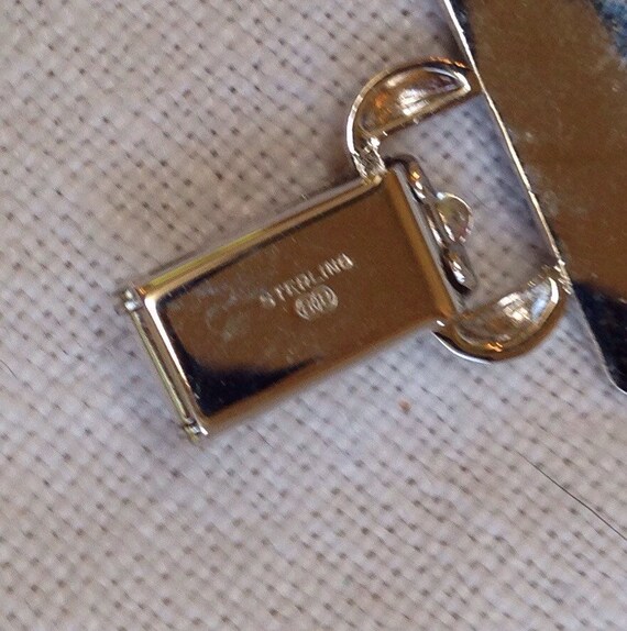 BB Sterling Panel Bracelet Filigree - image 4