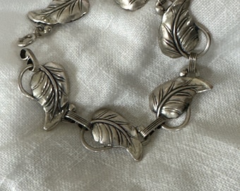 Danecraft Sterling Silver Leaf Br