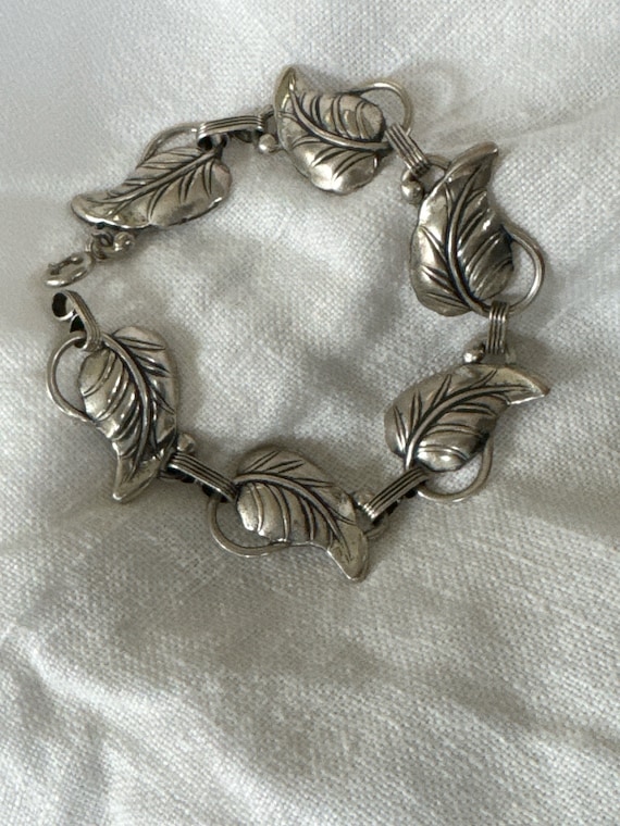 Danecraft Sterling Silver Leaf Br